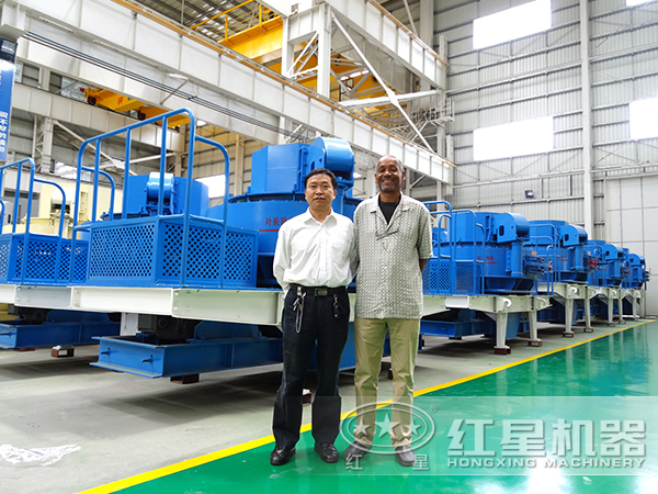 石灰石制砂機廠區(qū)圖